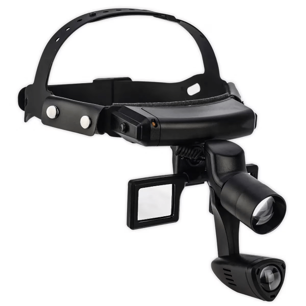 LÁMPARA FRONTAL QUIRÚRGICA LED AJUSTABLE CON LUPA – L202-8A LED VIEW